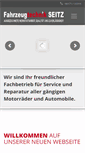 Mobile Screenshot of motorradseitz.de